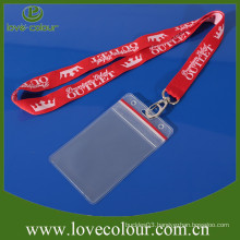 Cheap custom id card lanyard neck strap